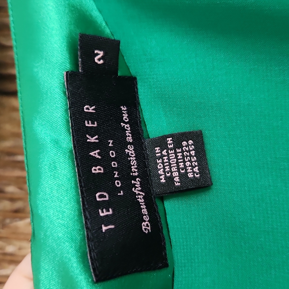 Ted Baker London Green Midi Dress - Picture 2 of 3